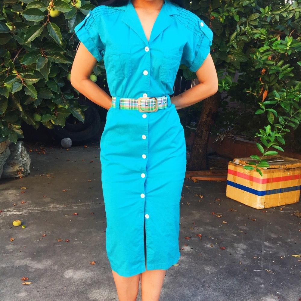 Authentic Bettie Page Button Up Dress